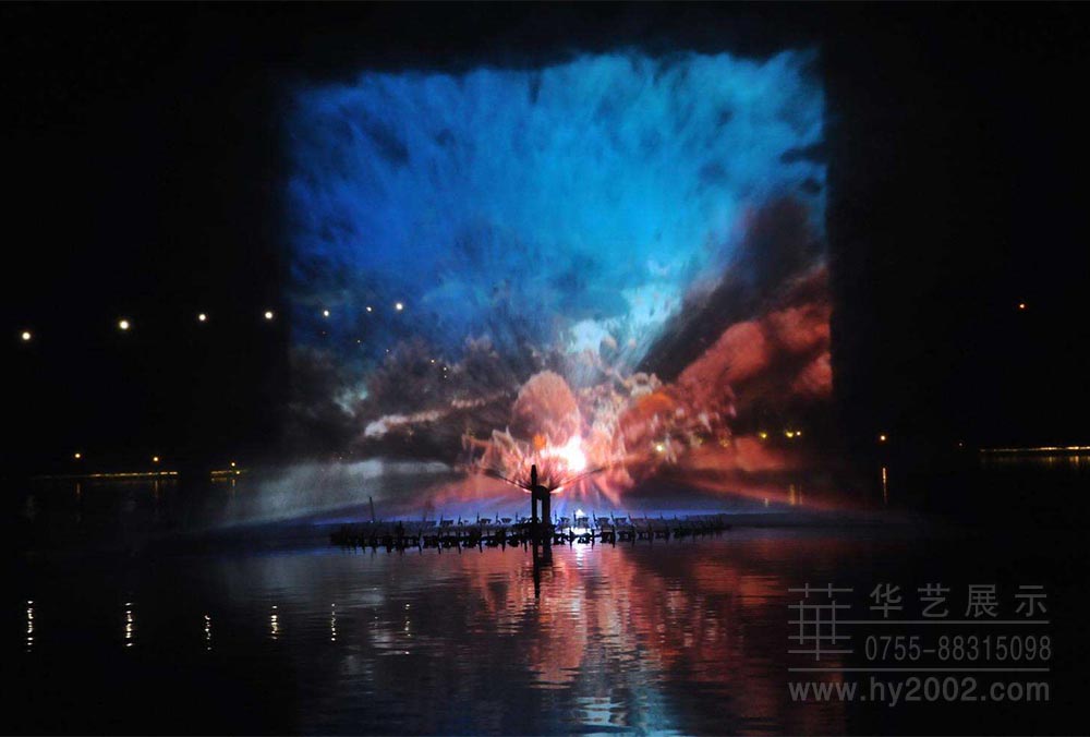 水幕投影 霧幕投影